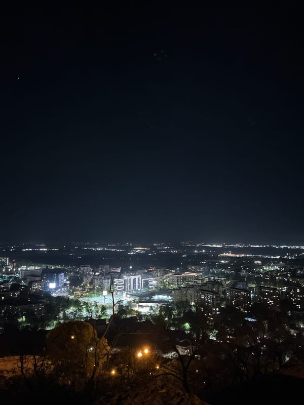 Evening cityscapes documented across Plovdiv, Bulgaria