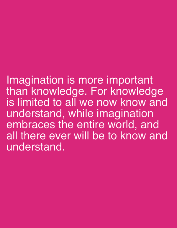 Einstein Quote About Imagination Photographed in Myronivka, Ukraine