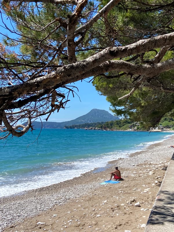 Tranquil beach scene captured in Bar, Montenegro