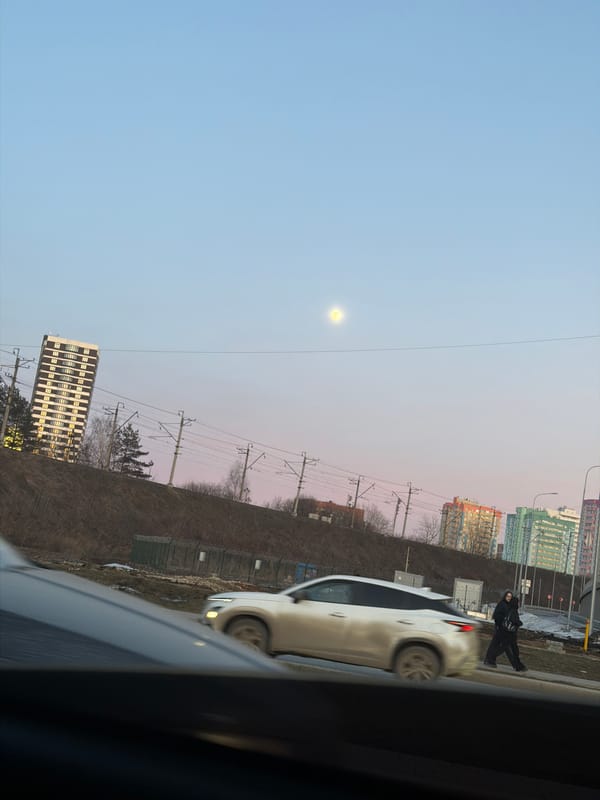 Dusk street scenes captured in Perm, Russia