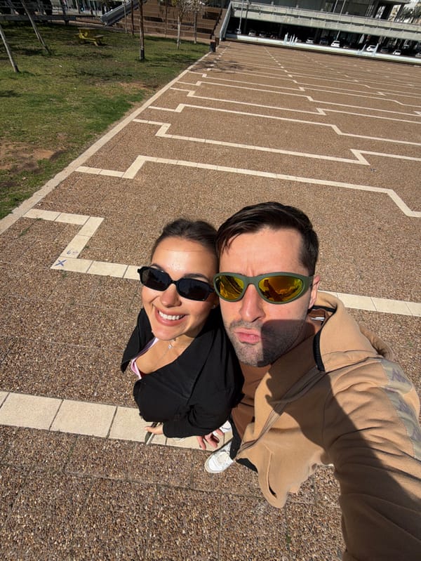 Tourist photographs taken during morning visit to central Tel Aviv