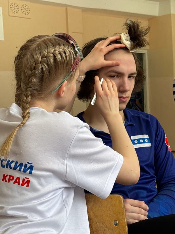 Two people spotted in Usolye, Russia