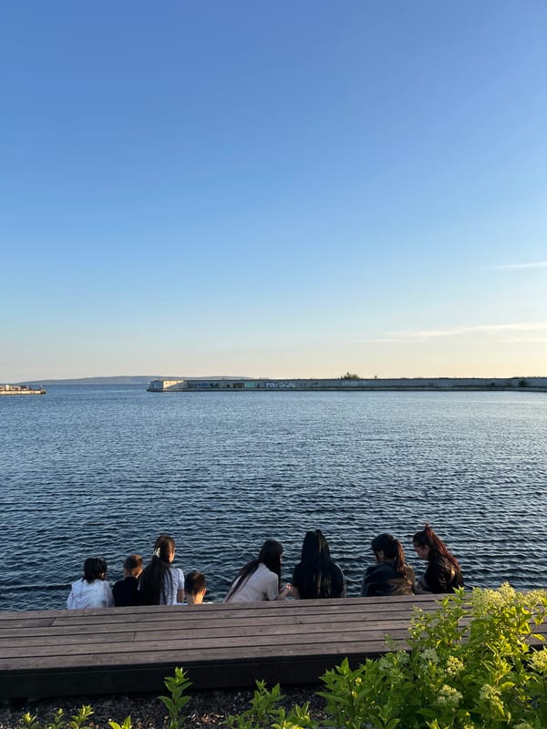 Summer afternoon on Tolyatti's Volga embankment