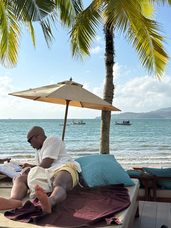 Beach lounging and grilled octopus at Choeng Thale