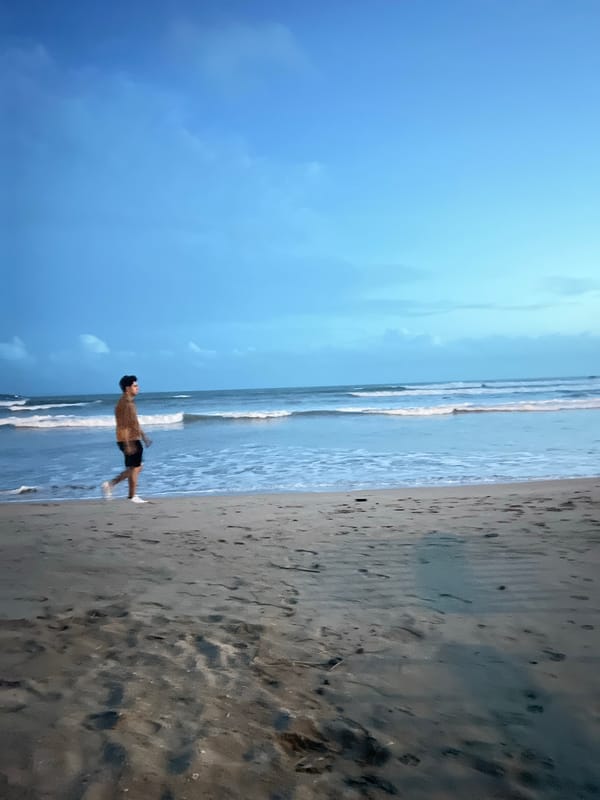 Twilight beach gathering observed in Peleana, Sri Lanka