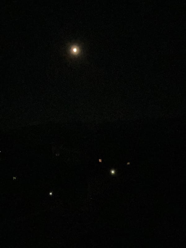 Moonlit night over the hills of Gladzor, Armenia