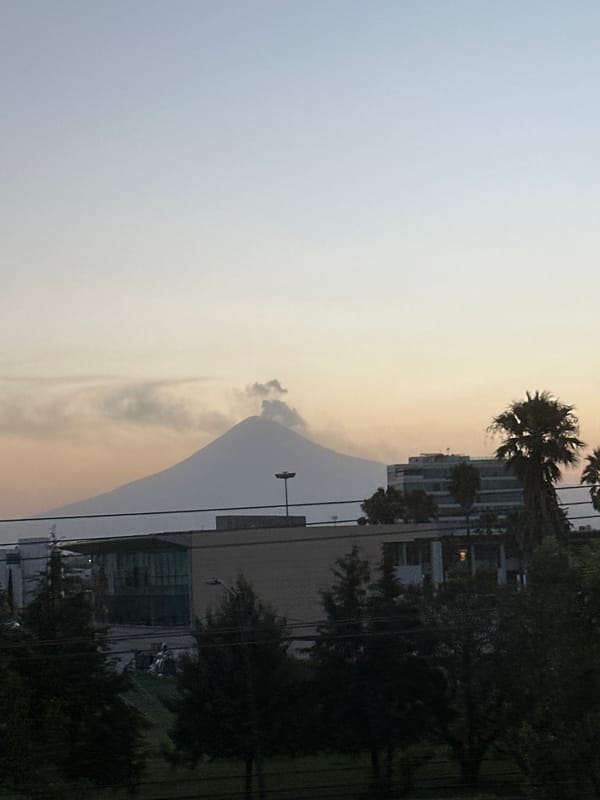 Dawn or dusk views captured in San Bernardino Tlaxcalancingo