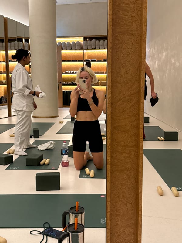 Morning fitness session documented at Dubai gym facility