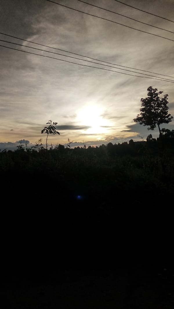 Rural infrastructure documented in Ndeiya, Kenya afternoon scenes