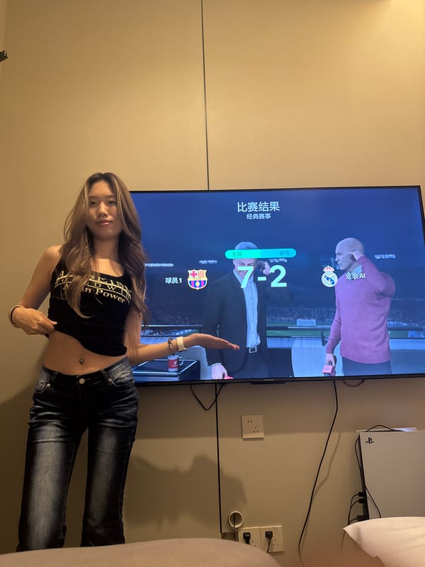 Woman photographed multiple times indoors in China