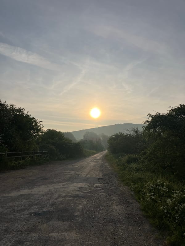 Rural Lewes countryside documented in early morning witness observations