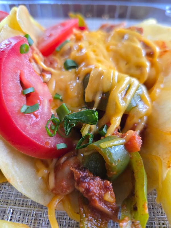 Witness documents taco and loaded fries meal April 17
