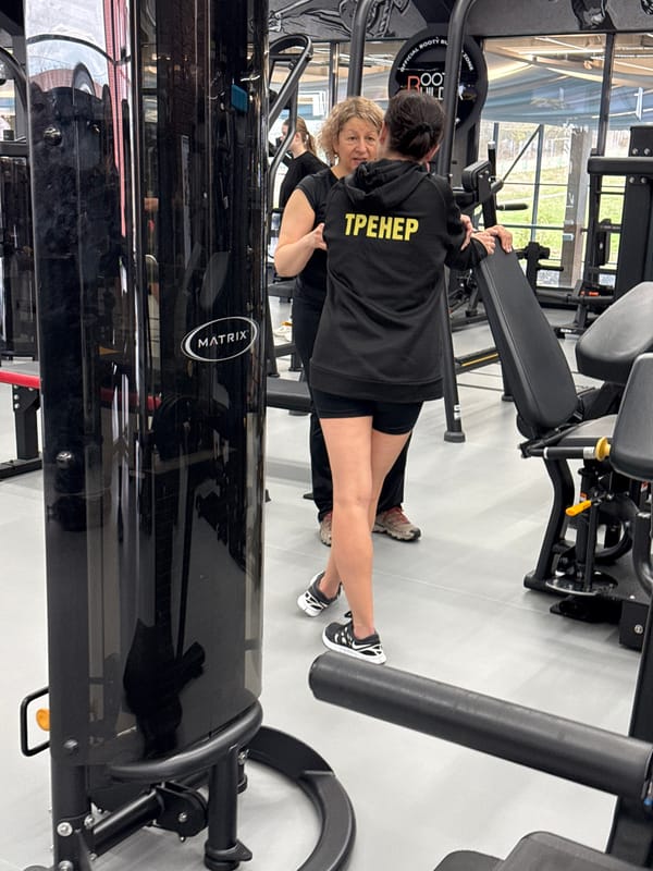 Morning workout session documented at Votkinsk fitness center
