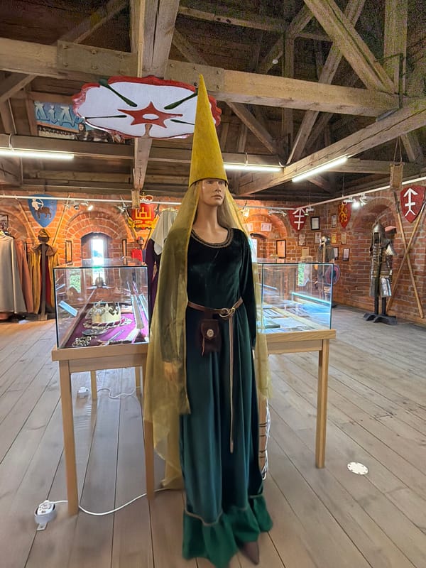 Exploring a medieval castle museum and its grounds