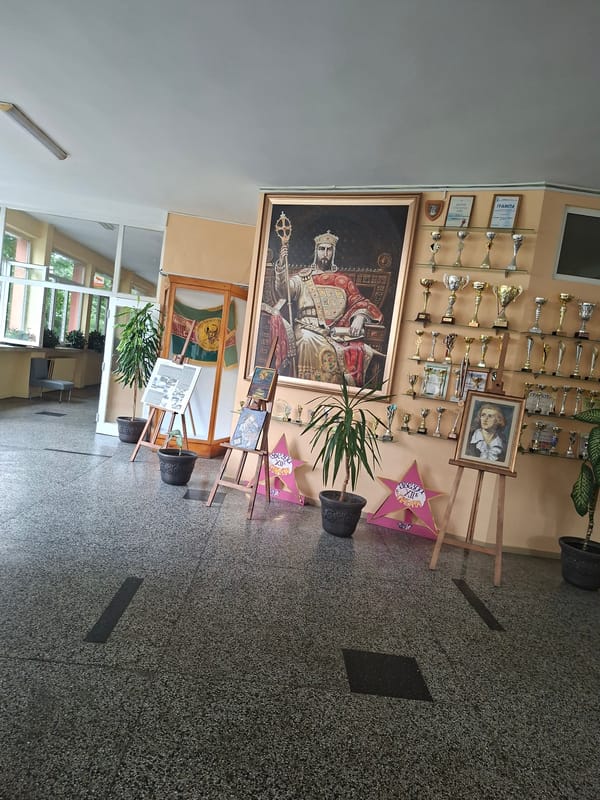 Two young men spend morning exploring Ruse, Bulgaria locations