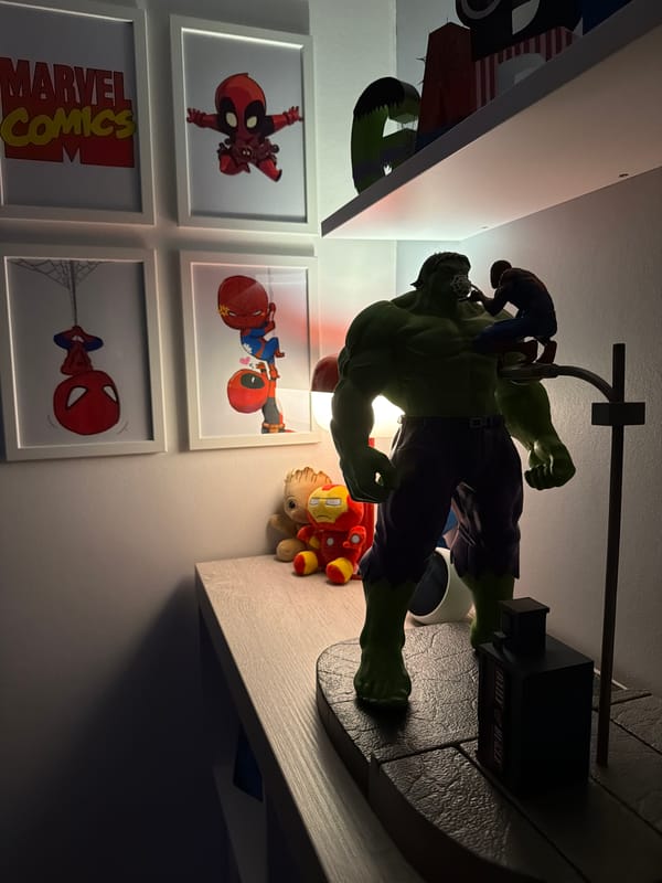 Pop culture memorabilia collection documented in Pétange, Luxembourg