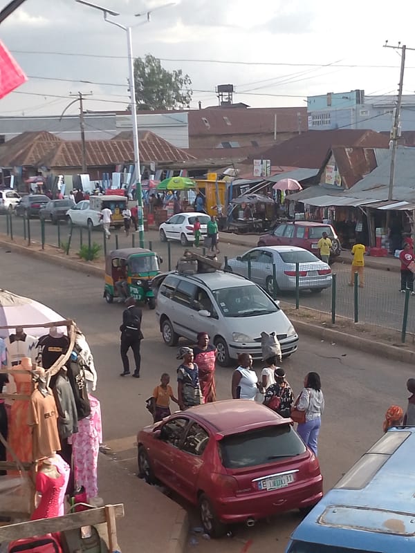 Everyday street life documented in Bukuru, Nigeria