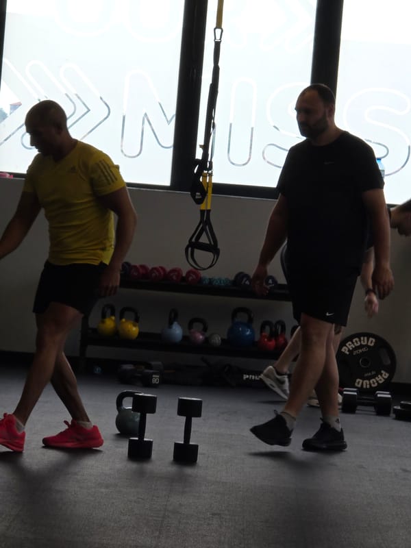 Plovdiv resident documents afternoon gym session and city errands