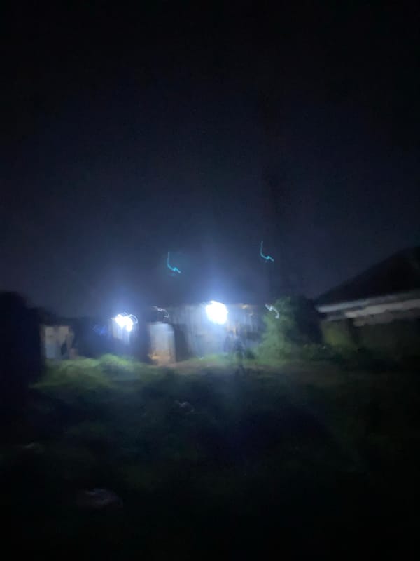 Evening basketball and neighbourhood life in Jos and Gwong