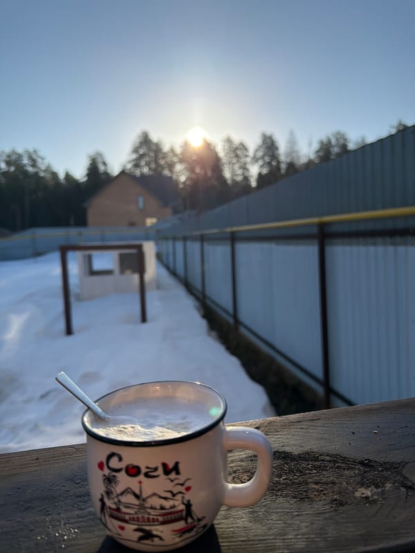 Morning domestic life captured in Chaikovsky, Russia