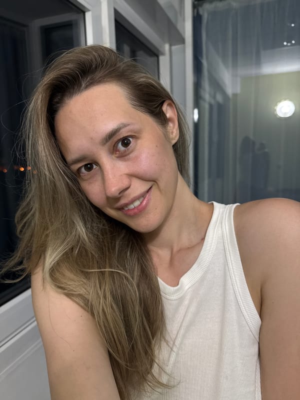 Woman takes selfie on balcony in Nebug, Russia