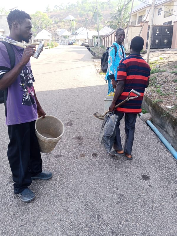 Morning street life captured in Lokoja, Nigeria
