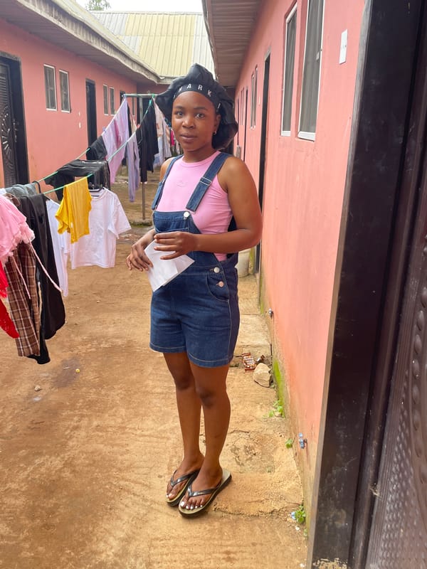 Everyday life in a Durumi, Nigeria neighborhood