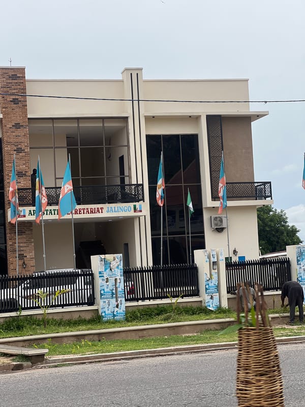 Routine street documentation captures Jalingo Nigeria civic buildings traffic