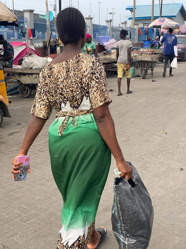 Morning street commerce and daily life across Lagos-Lekki region