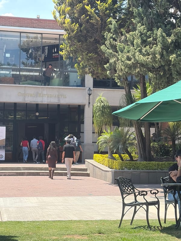 University campus life captured during architecture congress in Cholula