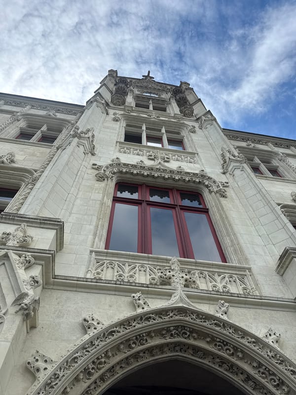 Witness documents historic architecture and war memorial in Saumur