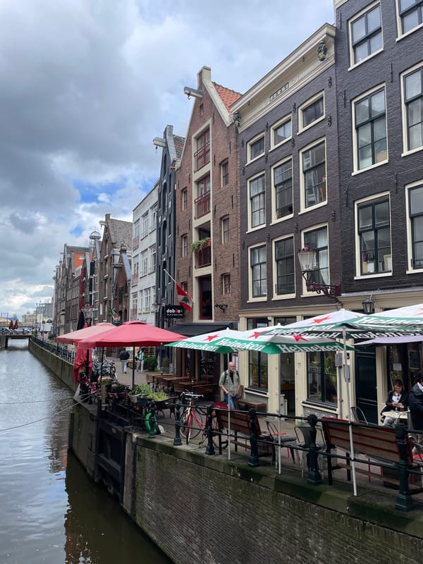Routine pedestrian activity observed across Amsterdam city center