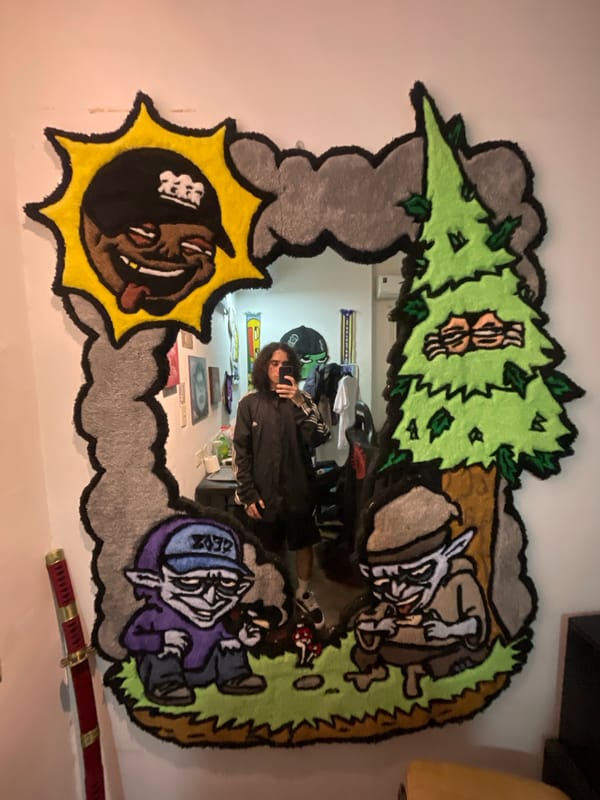 Early morning gaming session documented in Buenos Aires apartment