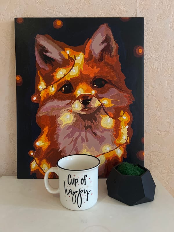 Domestic moments captured in Votkinsk: artwork and infant at play