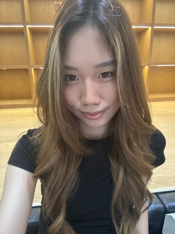 Woman takes selfies indoors in Nan'an District, China