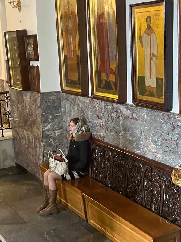 Orthodox Church Visits and Outdoor Dining Documented in Minsk
