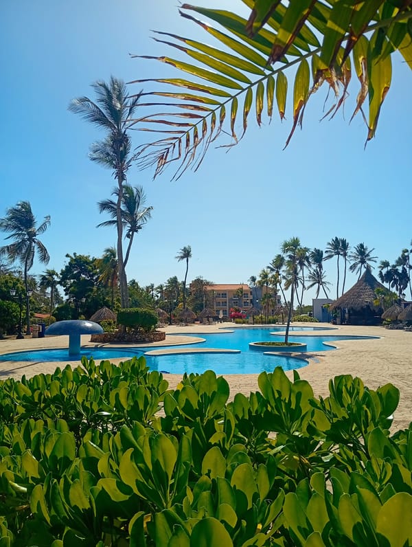 Clear skies observed at Playa El Agua resort, Venezuela