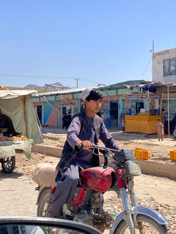 Everyday street life in Kandahar, Afghanistan