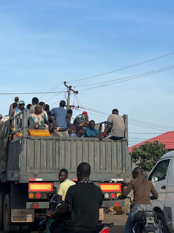 Everyday street life documented in Lokoja, Nigeria afternoon