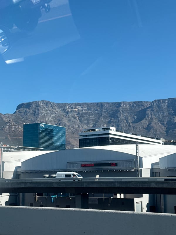 Cape Town skyline with Table Mountain captured by witness