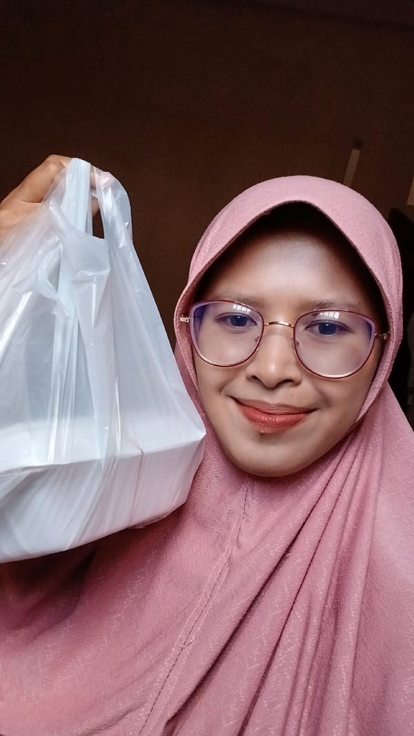 Woman's morning routine documented in Lhokseumawe, Indonesia