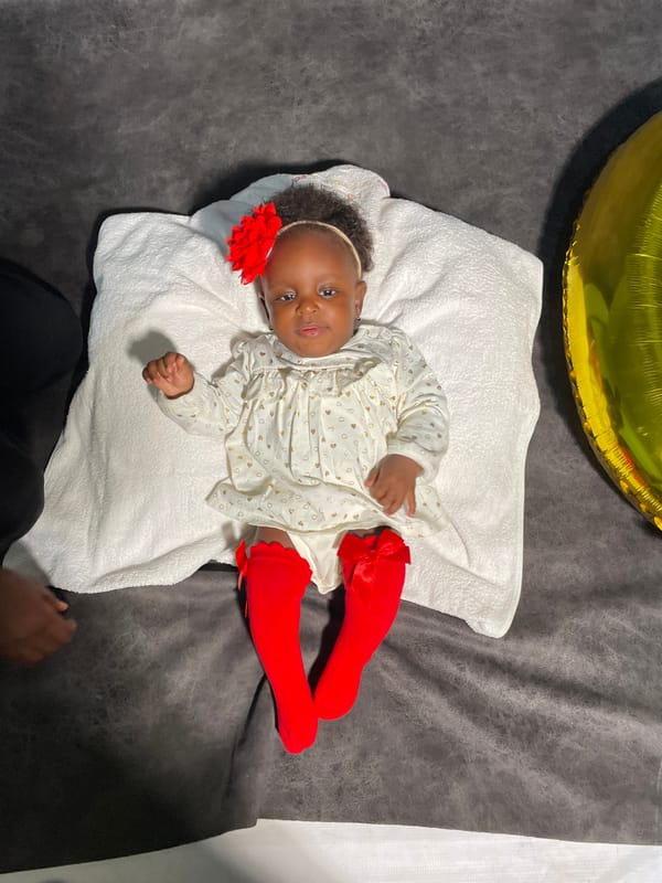Baby's sixth birthday photoshoot documented in Nigeria
