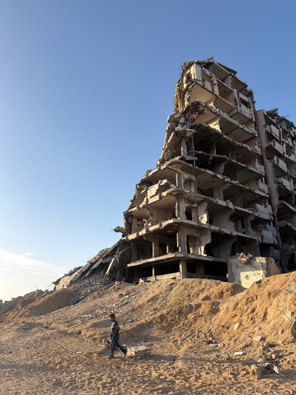Damaged buildings documented across Gaza City landscape