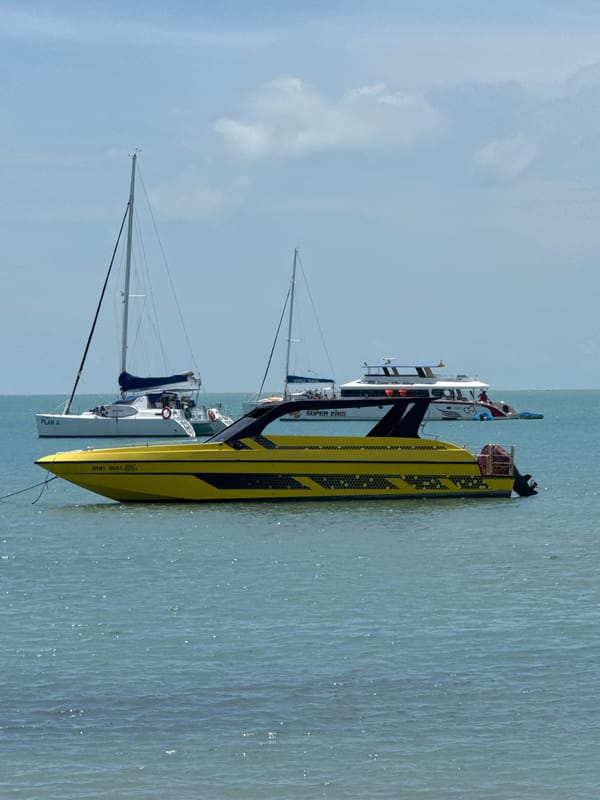 Quiet morning on Choeng Mon Beach, Koh Samui