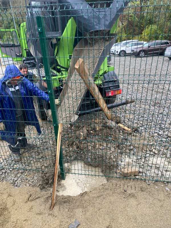 Construction work underway at Sochi development site