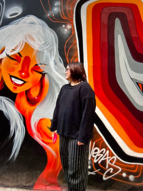 Exploring murals, quirky installations, and snacks in one session