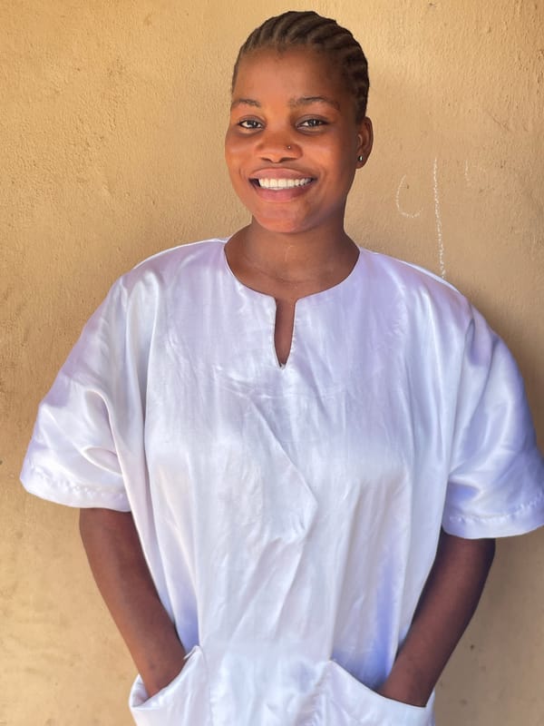 Portrait photos taken in Badagry, Nigeria show woman outdoors