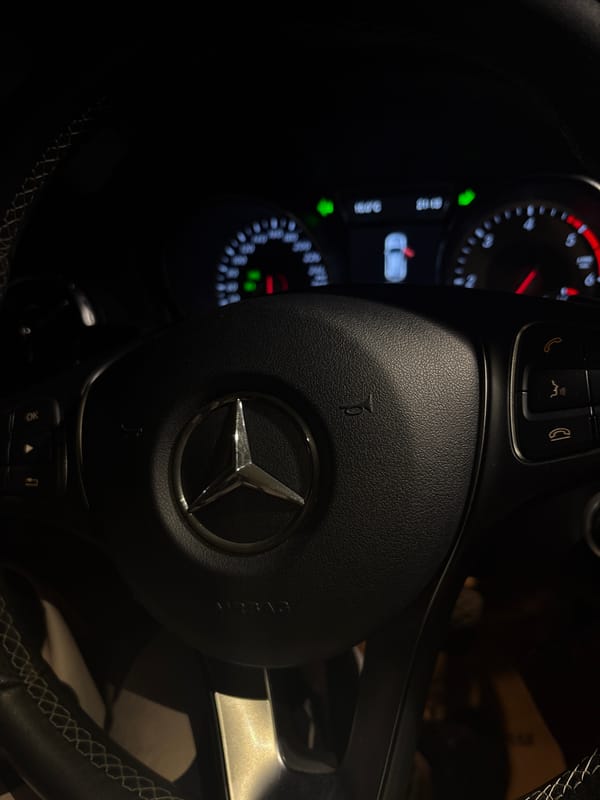 Driver's nighttime view captured in Voiniagovo, Bulgaria
