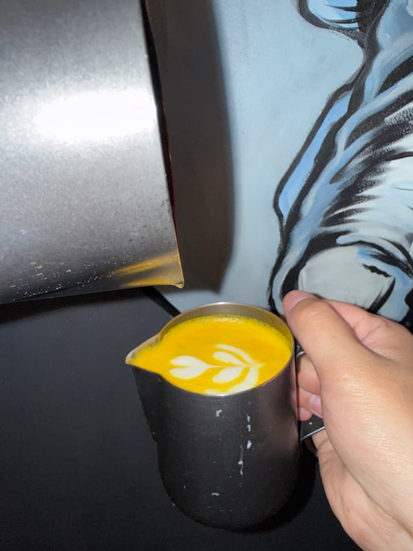 Coffee preparation documented in Khimki, Russia