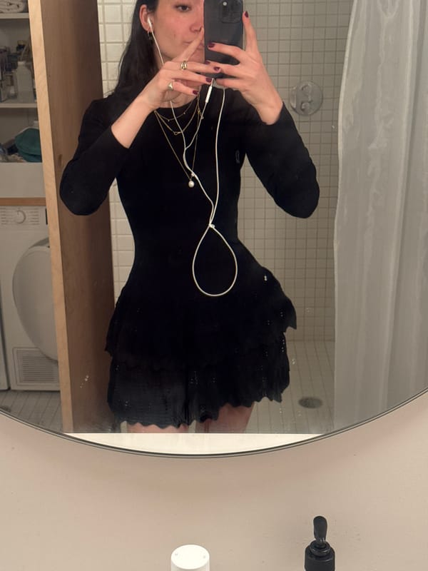 Late night mirror selfie captured in New York bathroom